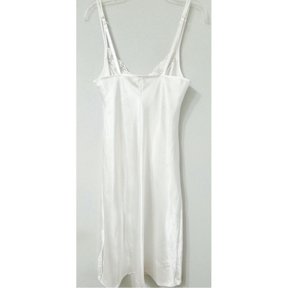Marks & Spencer White Lace Trim Full Midi Slip Size 8 - Picture 9 of 16